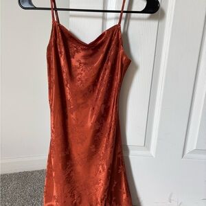 Princess Polly Rust Slip Dress